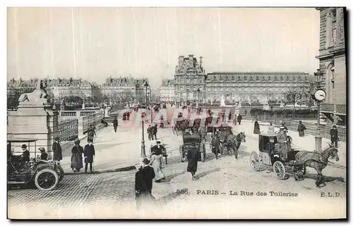 Cartes postales Paris La Rue des Tuileries