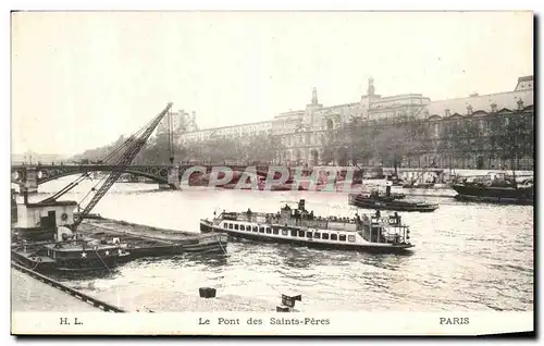 Ansichtskarte AK Le Pont des Saints Peres Paris Peniche Maggi