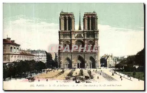 Cartes postales Paris et le Parvis