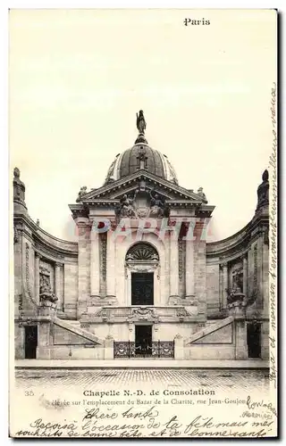 Ansichtskarte AK Paris Chapelle de ND de Consolation selevee sur l emplacement du Bazar de la Charite rue Jean Go