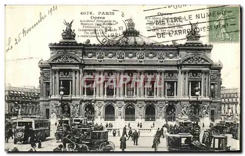 Ansichtskarte AK Paris Opera Academie Nationale de Musique