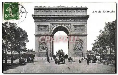 Cartes postales Paris Arc de Triomphe