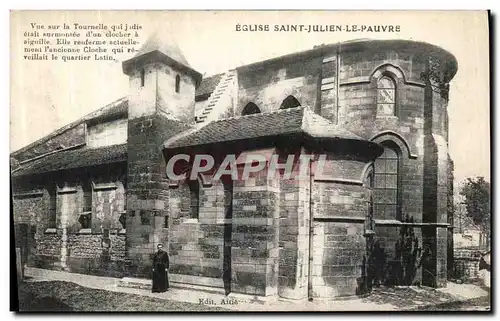 Ansichtskarte AK Eglise Saint Julien Le Pauvre