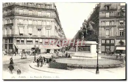 Ansichtskarte AK Paris La Place des Victoires