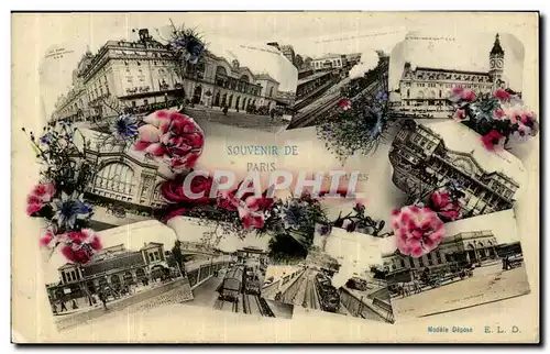 Cartes postales Souvenir De Paris