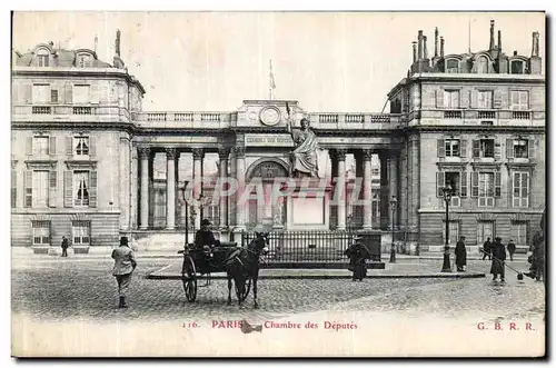 Cartes postales Paris Chambre des Deputes