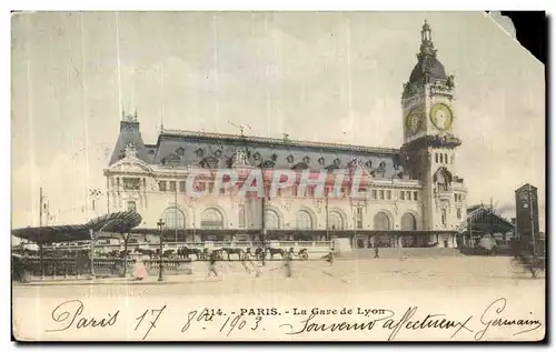 Cartes postales Paris La Gare de Lyon