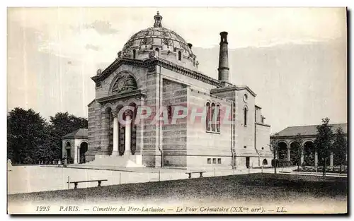 Ansichtskarte AK Paris Cimetiere du Pere Lachaise Le Four Crematoire