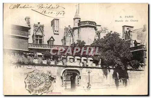 Cartes postales Paris Musee de Cluny