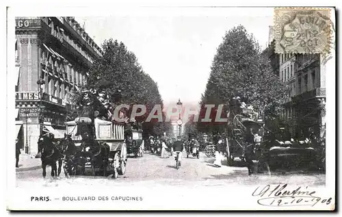 Cartes postales Paris Boulevard des Capucines