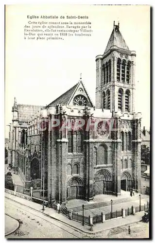 Ansichtskarte AK Eglise Abbatiale De Saint Denis