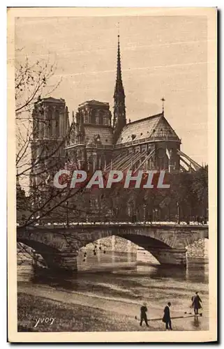 Ansichtskarte AK Paris L Abside De Notre Dame