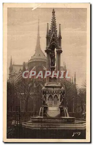 Cartes postales Paris L Abside De Notre Dame