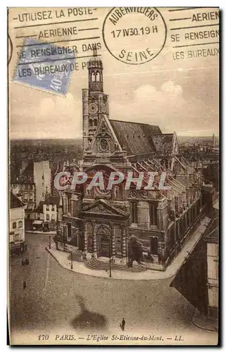 Cartes postales Paris L Eglise St Etienne du Mont