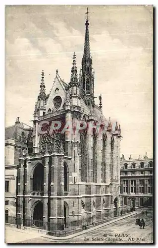 Cartes postales Paris La Sainte Chapelle