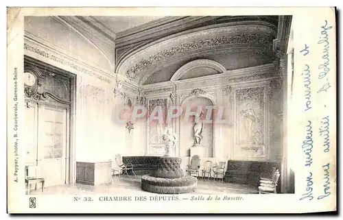 Cartes postales Chambre Des Deputes Salle de la Buvette