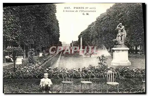 Cartes postales Paris L Avenue de l Observatoire