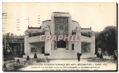 Ansichtskarte AK Paris Exposition Internationale Des Arts Decoratifs 1925 Pavillon La Maitrise ateliers des Arts