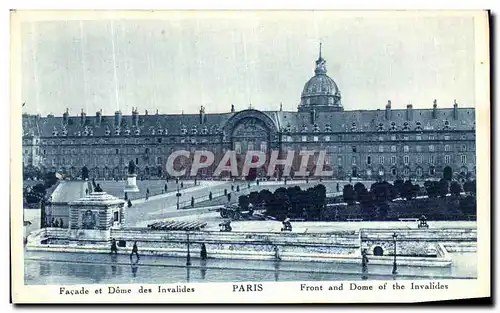 Ansichtskarte AK Paris Facade et dome des Invalides