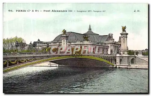 Cartes postales Paris Pont Alexandre III