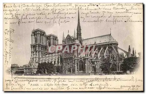 Cartes postales Paris L Eglise Notre Dame