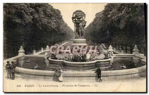 Ansichtskarte AK Paris Le Luxembourg Fontaine de Carpeaux