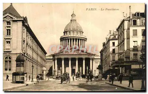 Cartes postales Paris Le Pantheon Rue Soufflot