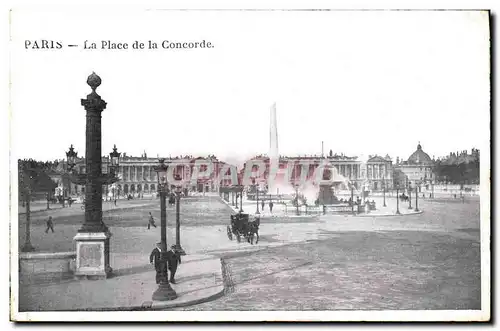 Cartes postales Paris La Place de la Concorde