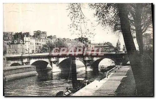 Ansichtskarte AK Paris Le Pont Neuf et le bras de la Monnaie