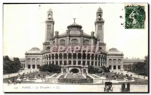 Cartes postales Paris Le Trocadero