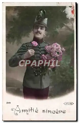 Cartes postales Amitie Sincere Militaria