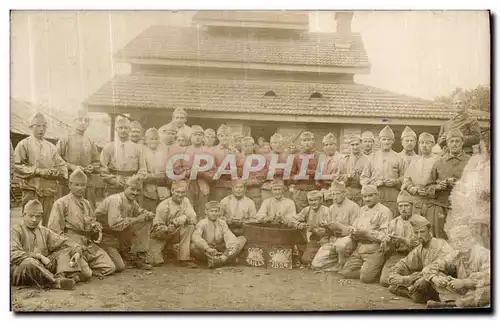 CARTE PHOTO Camp de Mailly Classe 1924