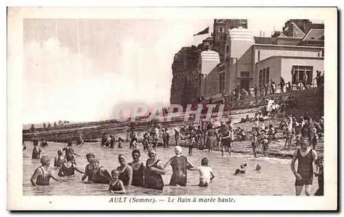 Cartes postales Ault Le Bain a Maree Haute