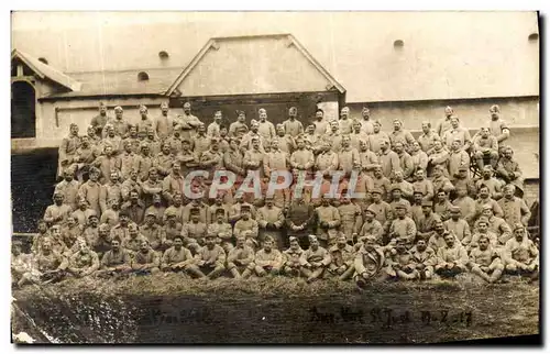 CARTE PHOTO Bois Vert St Just 1917 Cher Soldats Militaria