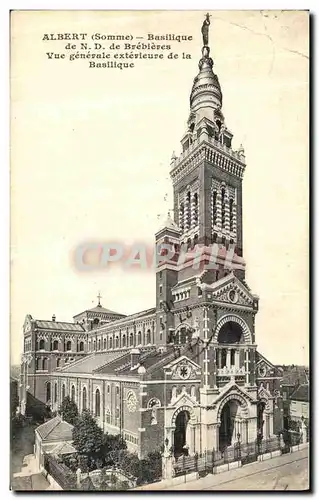 Ansichtskarte AK Albert Basilique de N D de Brebieres Vue Generale exterieure de la Basilique