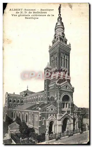 Ansichtskarte AK Albert La Basilique de N D Brebieres Vue Generale exterieur de la Basilique