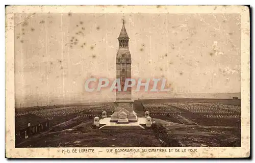 Cartes postales N D de Lorette La Chapelle du cimetiere et la Tour