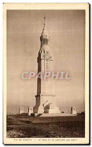 Cartes postales N D De Lorette La Tour et La Lanterre Des Morts