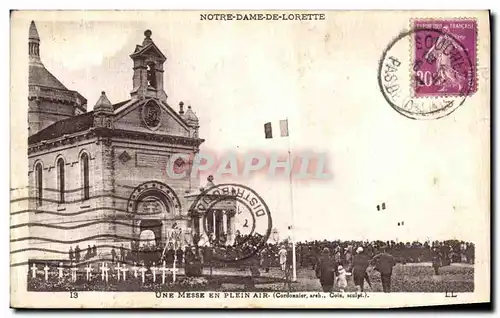 Cartes postales N D de Lorette Une Messe en Plein Air