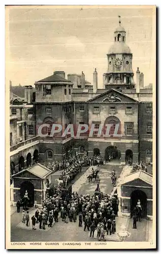 Cartes postales London Horse Guards Changing The Guard