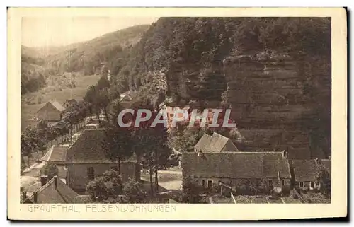 Cartes postales Graufthal Felsenlwohnungen