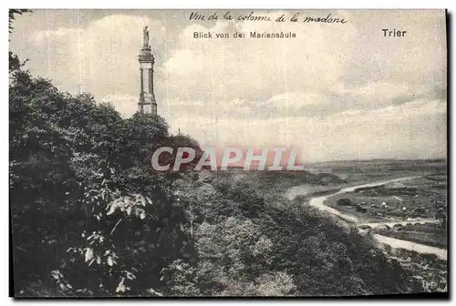 Cartes postales Trier Blick Von Des Mariensaule