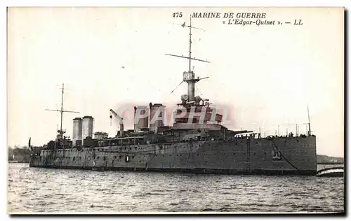 Cartes postales Marine De Guerre L Edgar Quinet