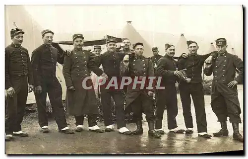 CARTE PHOTO Militaria numero 92 sur le col