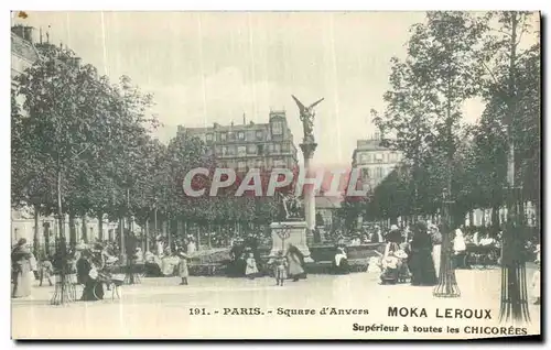 Ansichtskarte AK Paris Square d Anvers Moka Leroux