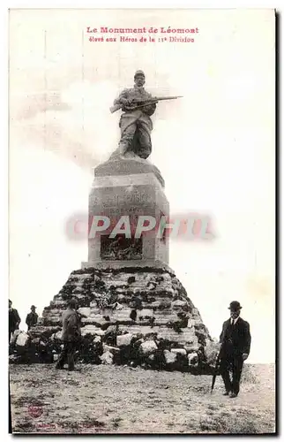 Ansichtskarte AK Le Monument de Leomont eleve aux Heros de la 11eme division Militaria