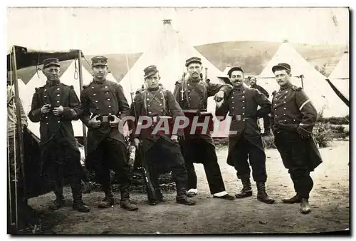 CARTE PHOTO Soldats Militaria numero 92 sur les cols