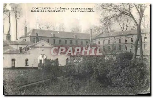 Cartes postales Doullens Interieur de la Citadelle Ecole de preservation