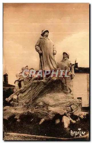 Ansichtskarte AK La Vendee Monument Georges Clemenceau a Ste Hermine