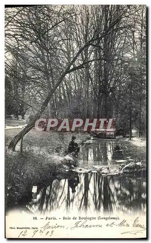 Ansichtskarte AK Paris Bois de Boulogne Longchamp